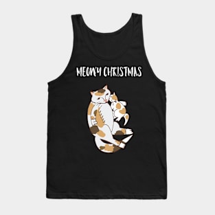 Meowy Christmas Tank Top